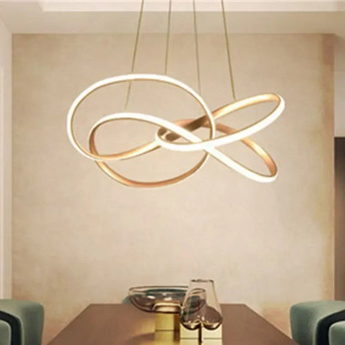 lustre suspendu led moderne pour décoration maison - vue 2 sur 20