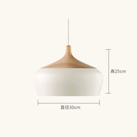 lustre en bois design nordique pour éclairage moderne