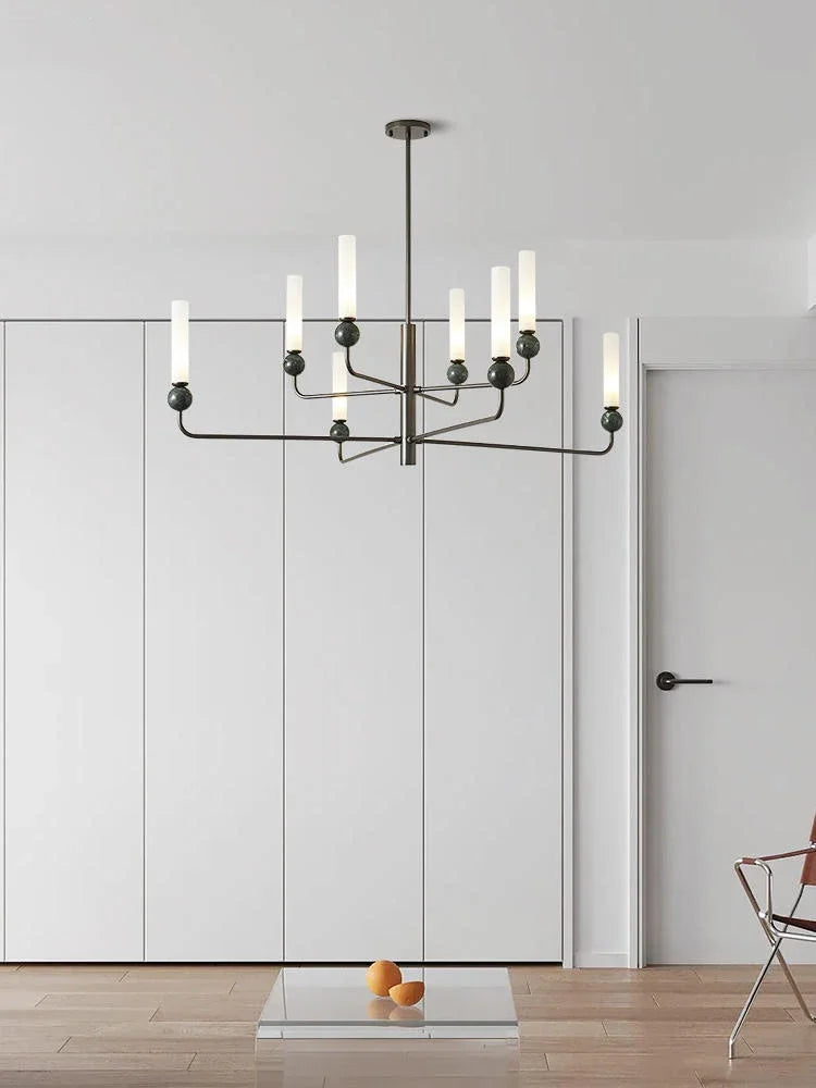 lustre moderne à LED pour décoration intérieure élégante et simple - vue 3 sur 10
