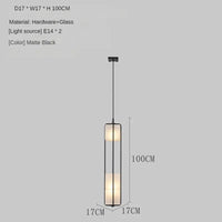 suspension en verre moderne pour éclairage de luxe intérieur
