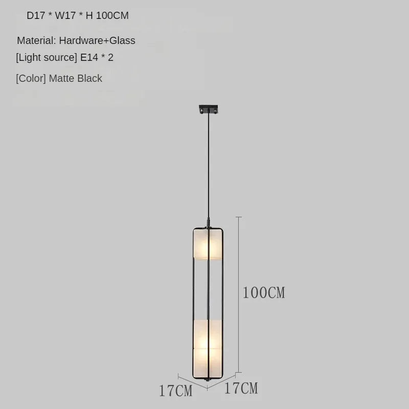 suspension en verre moderne pour éclairage de luxe intérieur