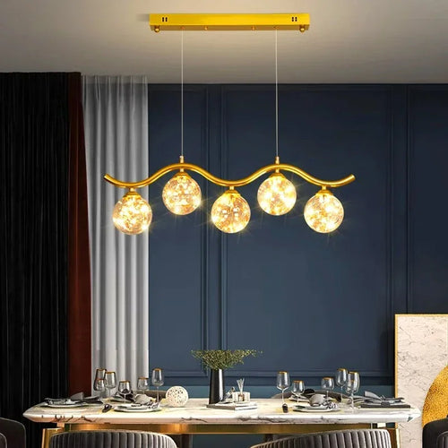 suspension LED pour salon cuisine et restaurant - vue 4 sur 8