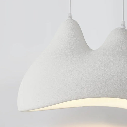 suspension Nordique Wabi Sabi E27 lumières Restaurant style crème chambre décoration de la maison LED - vue 7 sur 10