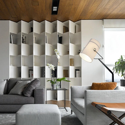 lampadaire led rotatif au design italien moderne - vue 8 sur 8