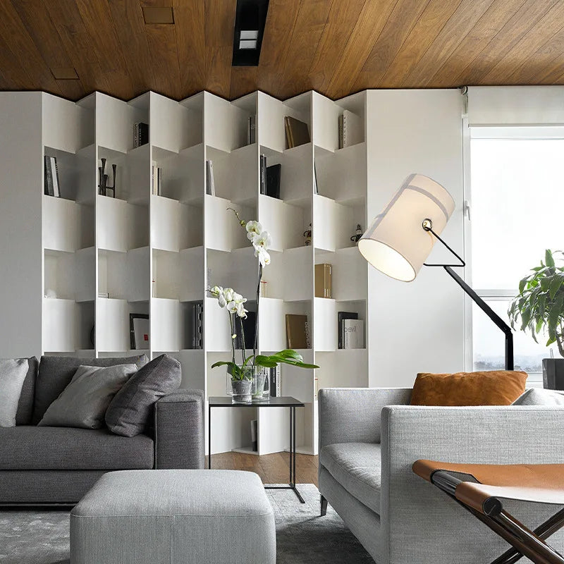 lampadaire led rotatif au design italien moderne - vue 8 sur 8