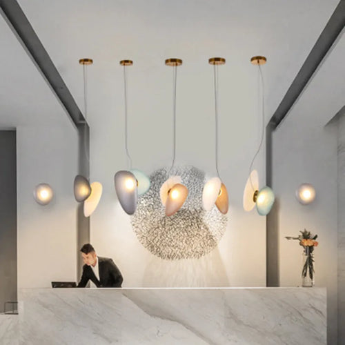 suspension LED design moderne avec fil réglable - vue 5 sur 28