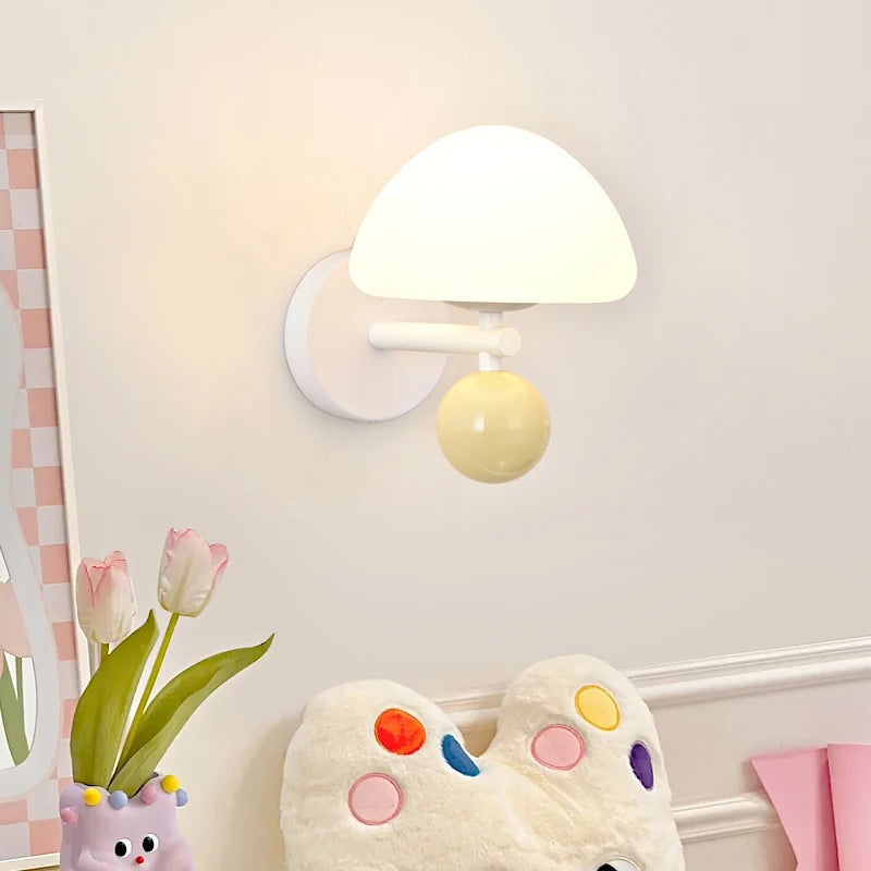 applique murale nordiques champignon led pour ambiance créative - vue 1 sur 11