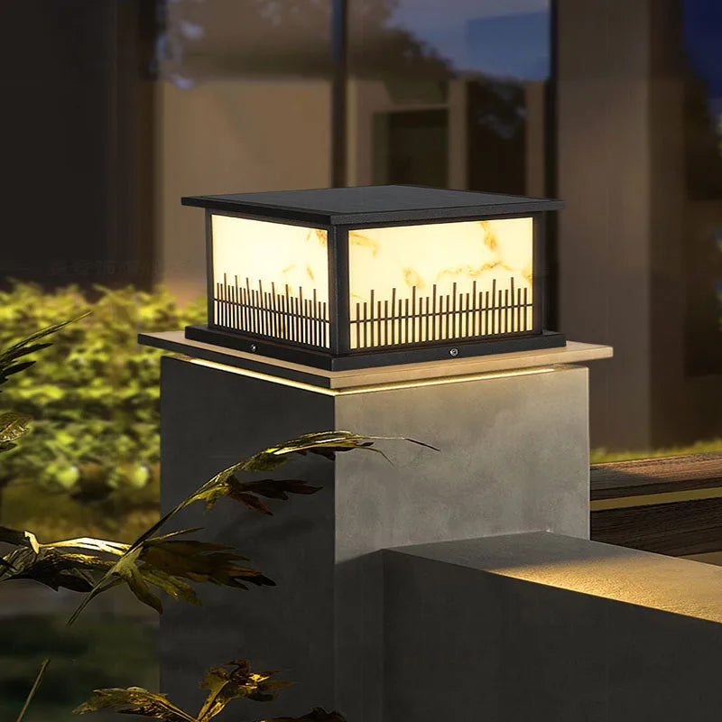 lampe solaire extérieure à led avec télécommande et intensité variable - vue 4 sur 6