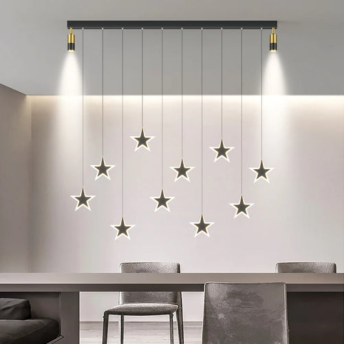 suspension led nordique pour cuisine hôtel et café - vue 6 sur 14