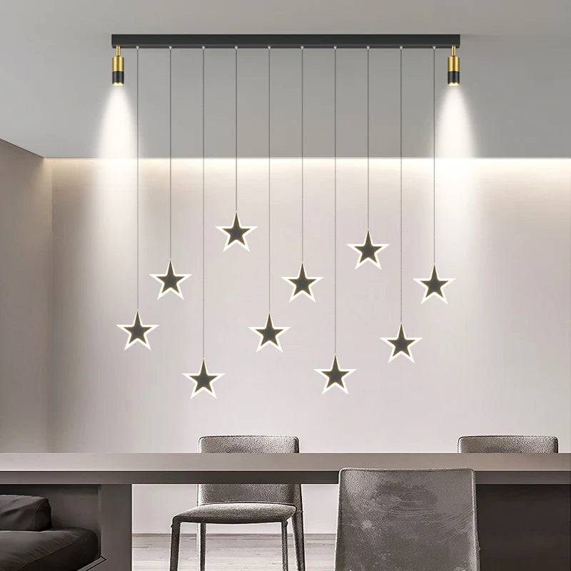 suspension led nordique pour cuisine hôtel et café - vue 6 sur 14