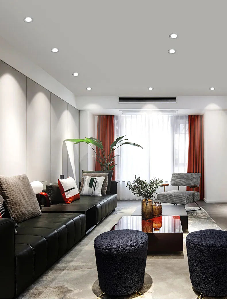 spot encastré carré mini led pour éclairage intérieur - vue 5 sur 6