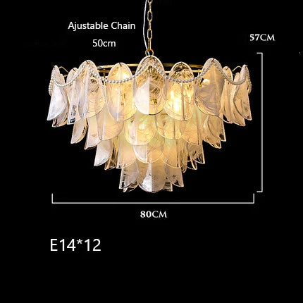 lustre suspendu en verre design nuage créatif moderne - vue 15 sur 18