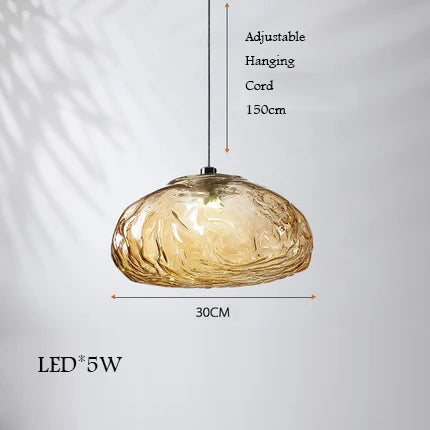 lustre en verre design nuage pour intérieur décoratif lumineux - vue 21 sur 21