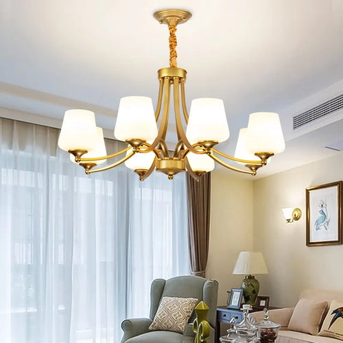 Lustre led design moderne luminaire décoratif d'intérieur - vue 2 sur 26