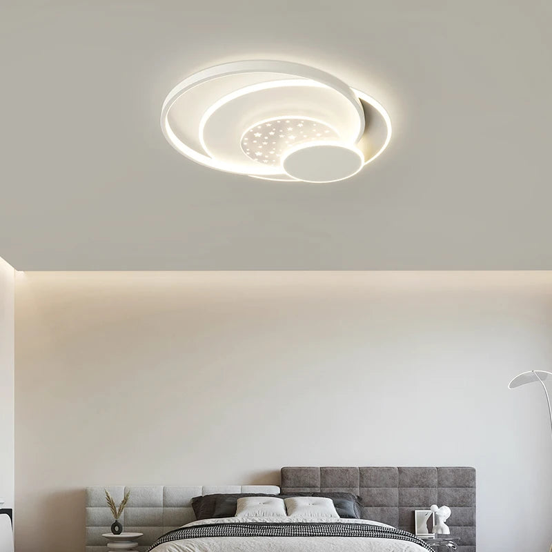 lampe de salon moderne ultra-mince led protection des yeux - vue 4 sur 14