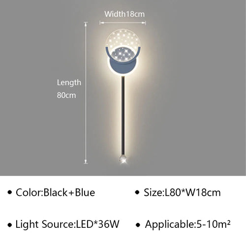 applique murale led design pour décoration intérieure moderne - vue 13 sur 15