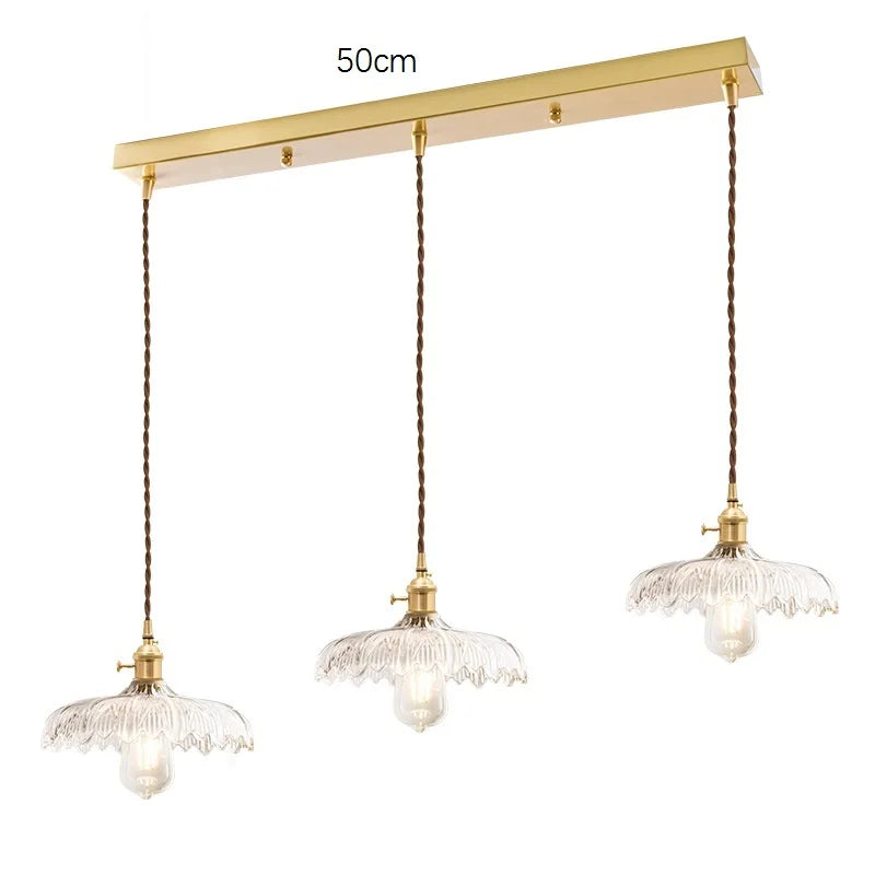suspension en verre diamant led nordique moderne - vue 28 sur 30