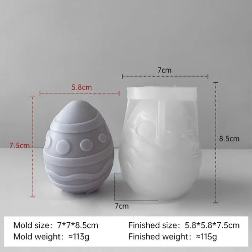 moule en silicone pour bougies œufs de pâques fait maison - vue 22 sur 21