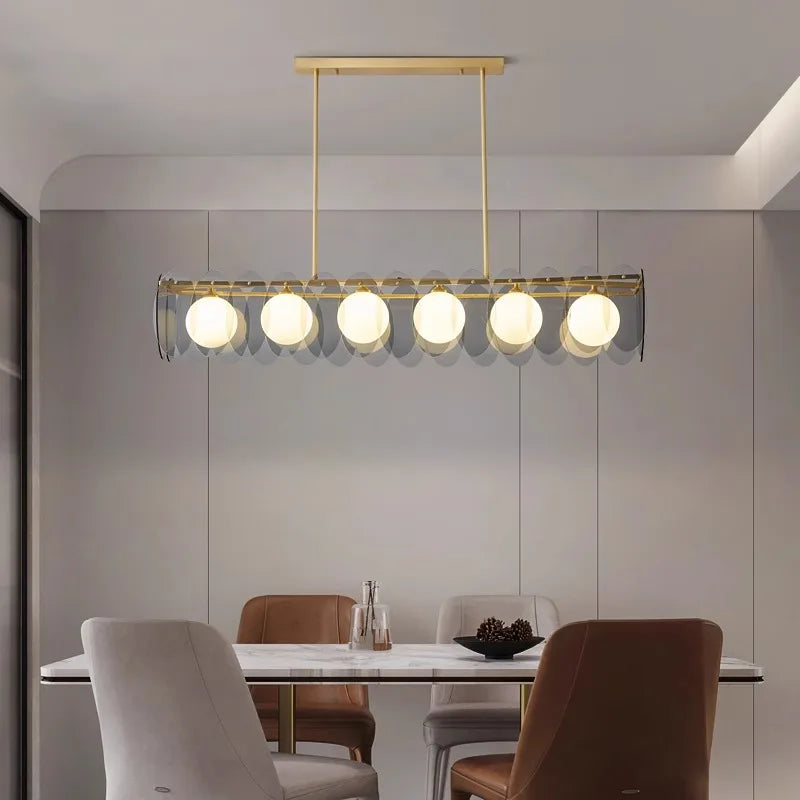 Lustre moderne led pour salle à manger pour plafond éclairage intérieur - vue 6 sur 16