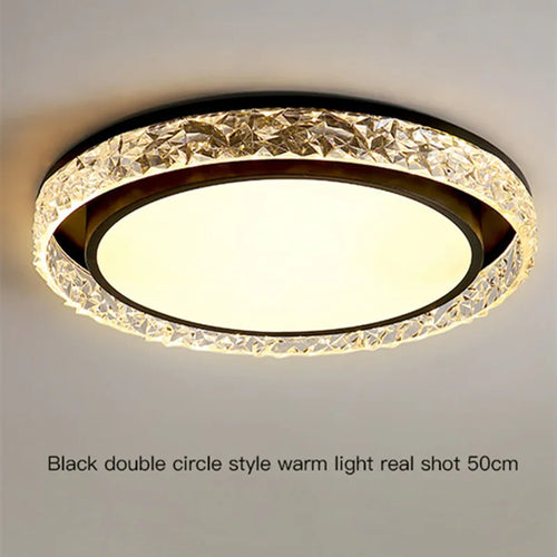 lustre led moderne avec télécommande pour intérieur élégant - vue 2 sur 8