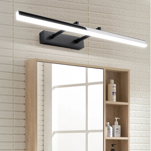 lampe frontale à miroir rétractable pour toilettes - vue 2 sur 18