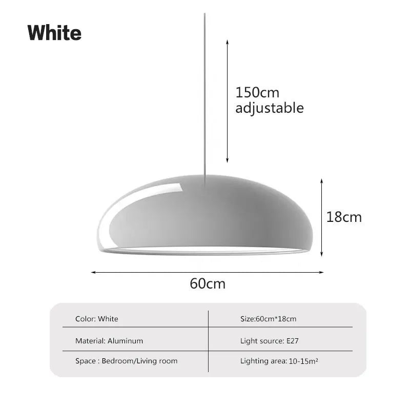suspension led nordique macaron luminaire suspendu éclairage maison - vue 20 sur 21