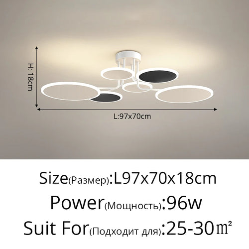 lustre en acrylique design pour intérieur moderne élégant et lumineux - vue 11 sur 14