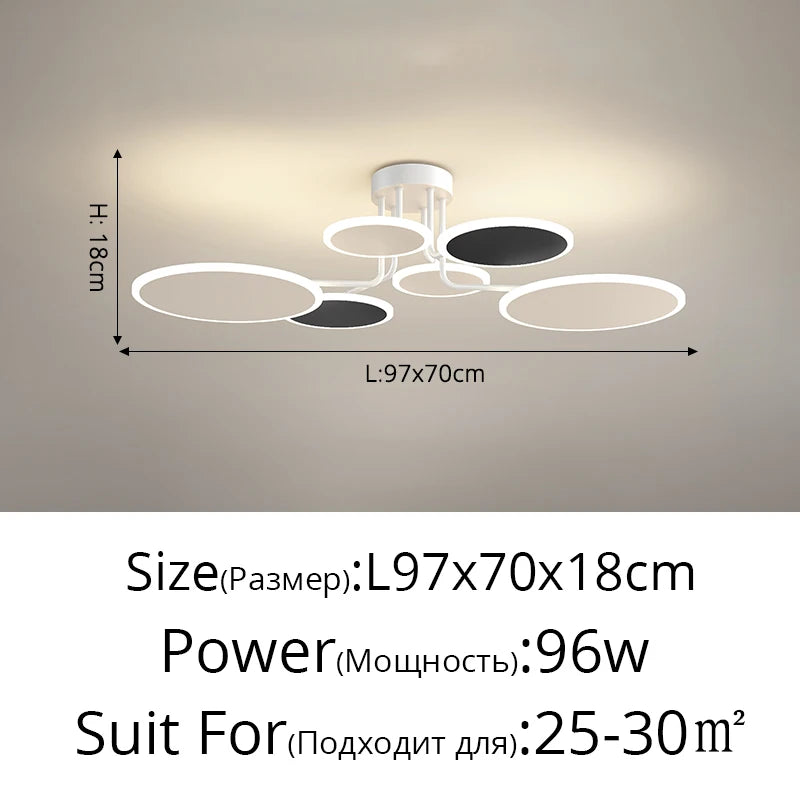 lustre en acrylique design pour intérieur moderne élégant et lumineux - vue 11 sur 14