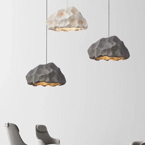 suspension en forme de pierre pour décoration intérieure - vue 3 sur 8