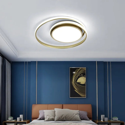 plafonniers led modernes pour éclairage intérieur décoratif - vue 3 sur 16