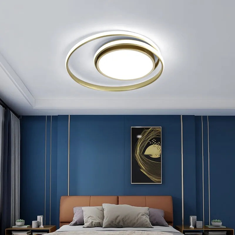 plafonniers led modernes pour éclairage intérieur décoratif - vue 3 sur 16