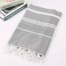 serviette de plage turque rayures anti sable rapide