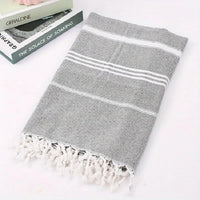 serviette de plage turque rayures anti sable rapide