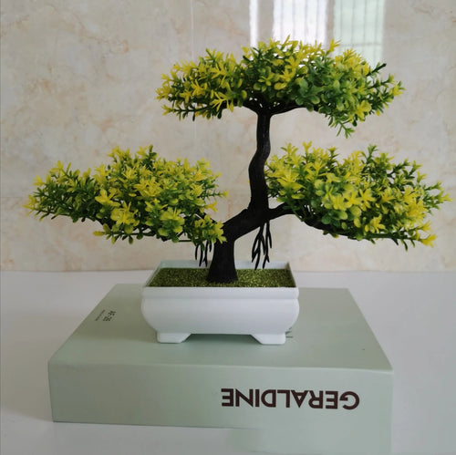 plantes artificielles bonsaï en pot pour décoration intérieure et événements - vue 7 sur 7