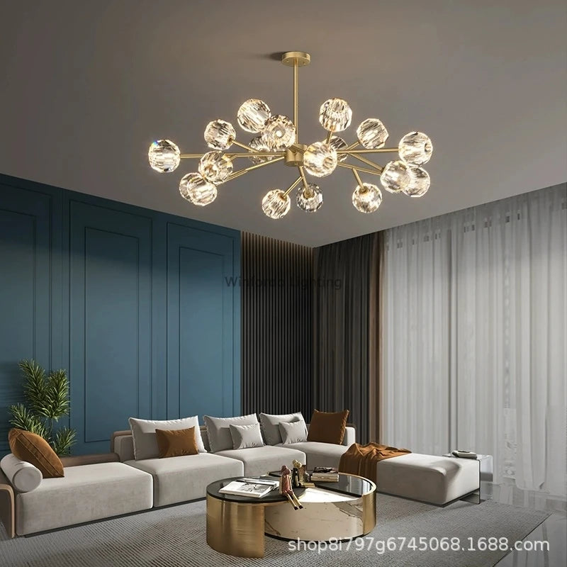 lustre de luxe 	 en cristal éclairage postmoderne winfordo wf-xd011 - vue 4 sur 22
