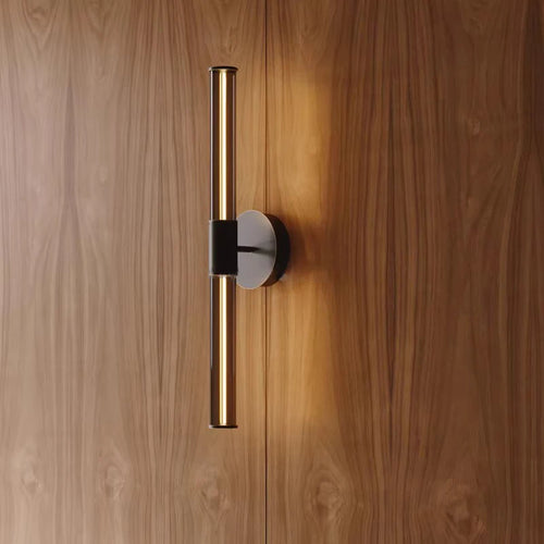 applique murale minimaliste industrielle en verre de cuivre led rétro créative - vue 4 sur 7