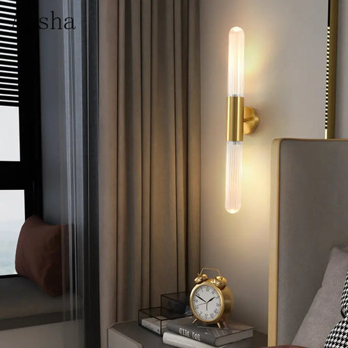 applique murale en verre design moderne et minimaliste - vue 5 sur 8