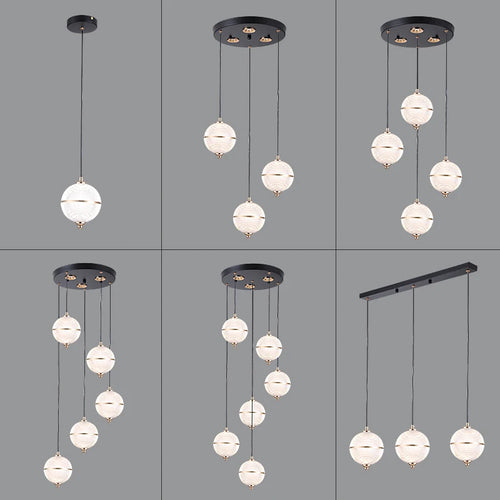 lustre moderne pour un éclairage décoratif polyvalent - vue 6 sur 16