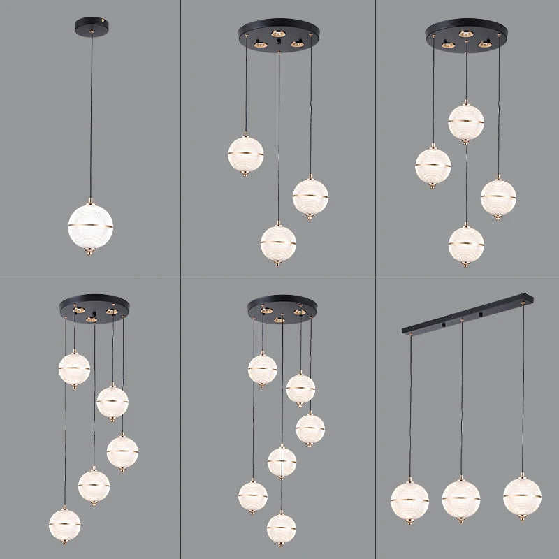 lustre moderne pour un éclairage décoratif polyvalent - vue 5 sur 16