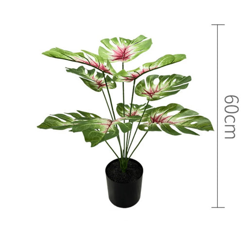 plante artificielle feuilles de tortue pour décoration intérieure - vue 21 sur 25