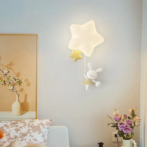 plafonnier moderne à LED avec couverture en coton décorative - vue 4 sur 12