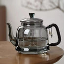 théière verre borosilicate 1 2l infuseur intégré 14x12cm