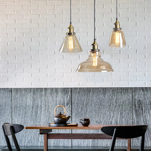 suspension moderne en verre pour décoration intérieure élégante - vue 6 sur 12