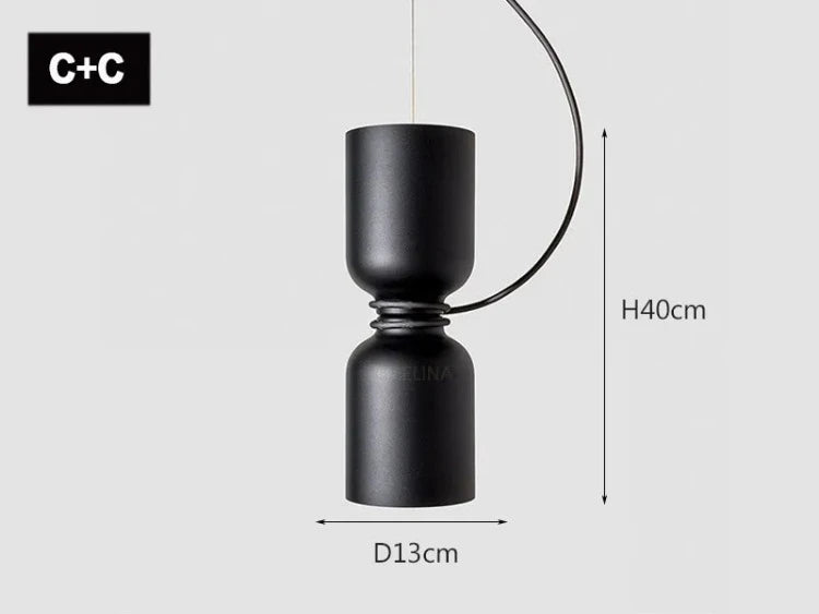 suspension nordique moderne à led pour décoration intérieure créative - vue 23 sur 24