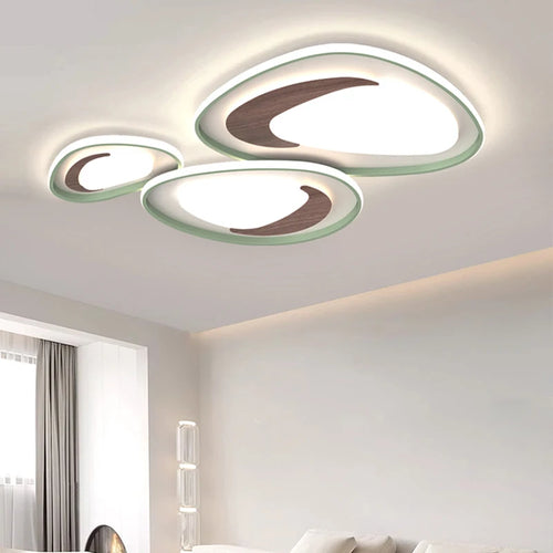 lustre nordique en bois pour éclairage intérieur lampara techo - vue 2 sur 14