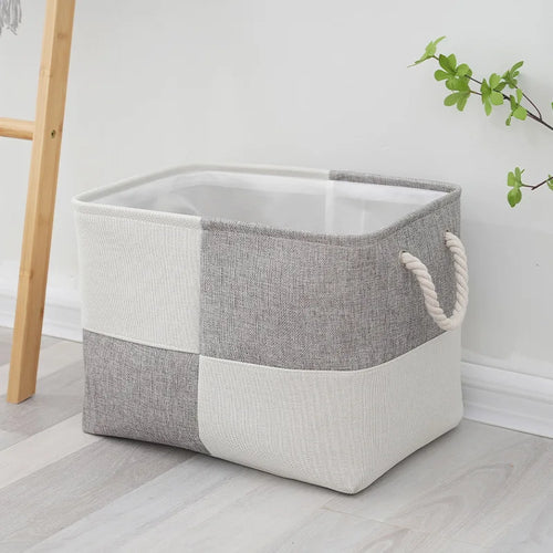 panier de rangement pliable pour linge et jouets - vue 5 sur 7