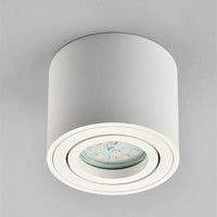 plafonnier led rond avec ampoule remplaçable et angle réglable