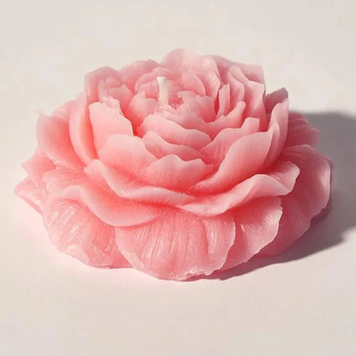 bougie parfumée fleur de pivoine en cire de soja décorative - vue 11 sur 10