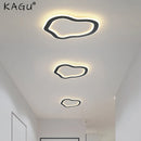 Lampe d'allée ronde Simple plafonnier à LED Dia 25cm monté plafonniers de cuisine créatifs plafonnier carré pour la maison intérieure