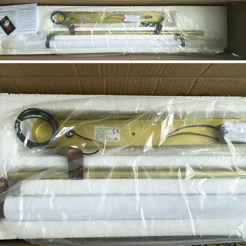 suspension led longue bande style tube design moderne sandyha - vue 5 sur 10